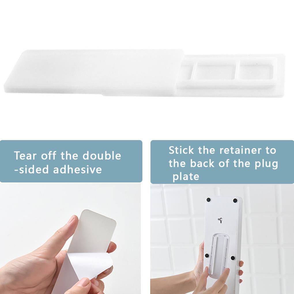 [toyman] Giá Đỡ Cố Định Ổ Cắm Điện Gắn Tường Không Cần Đục Lỗ