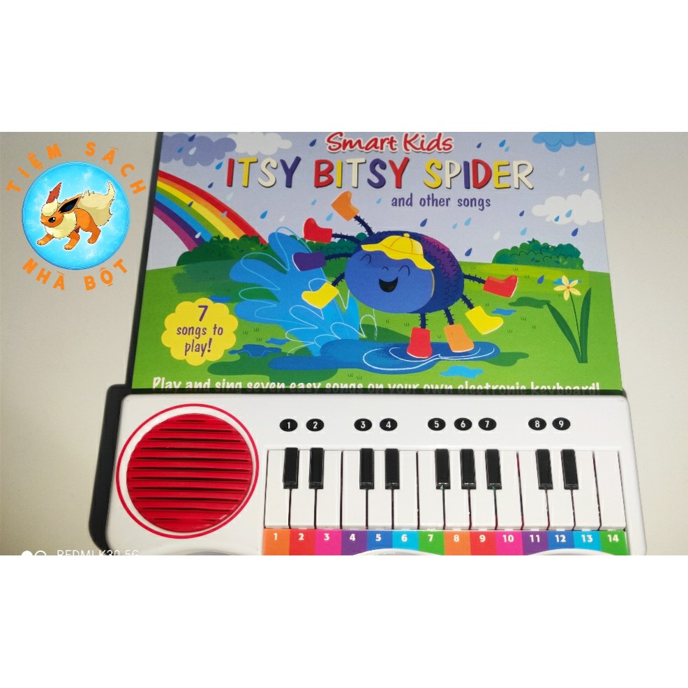 (đồ chơi nhạc cụ) Đồ chơi piano cho bé từ 06 tháng tuổi trở lên (loại: ITSY BITSY SPIDER)