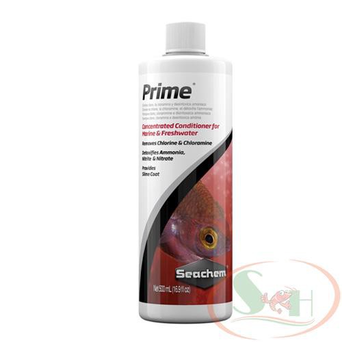 Seachem PRIME - Khử Độc, Khử Kim Loại Nặng, Vệ Sinh Nước (Hàng Công Ty)