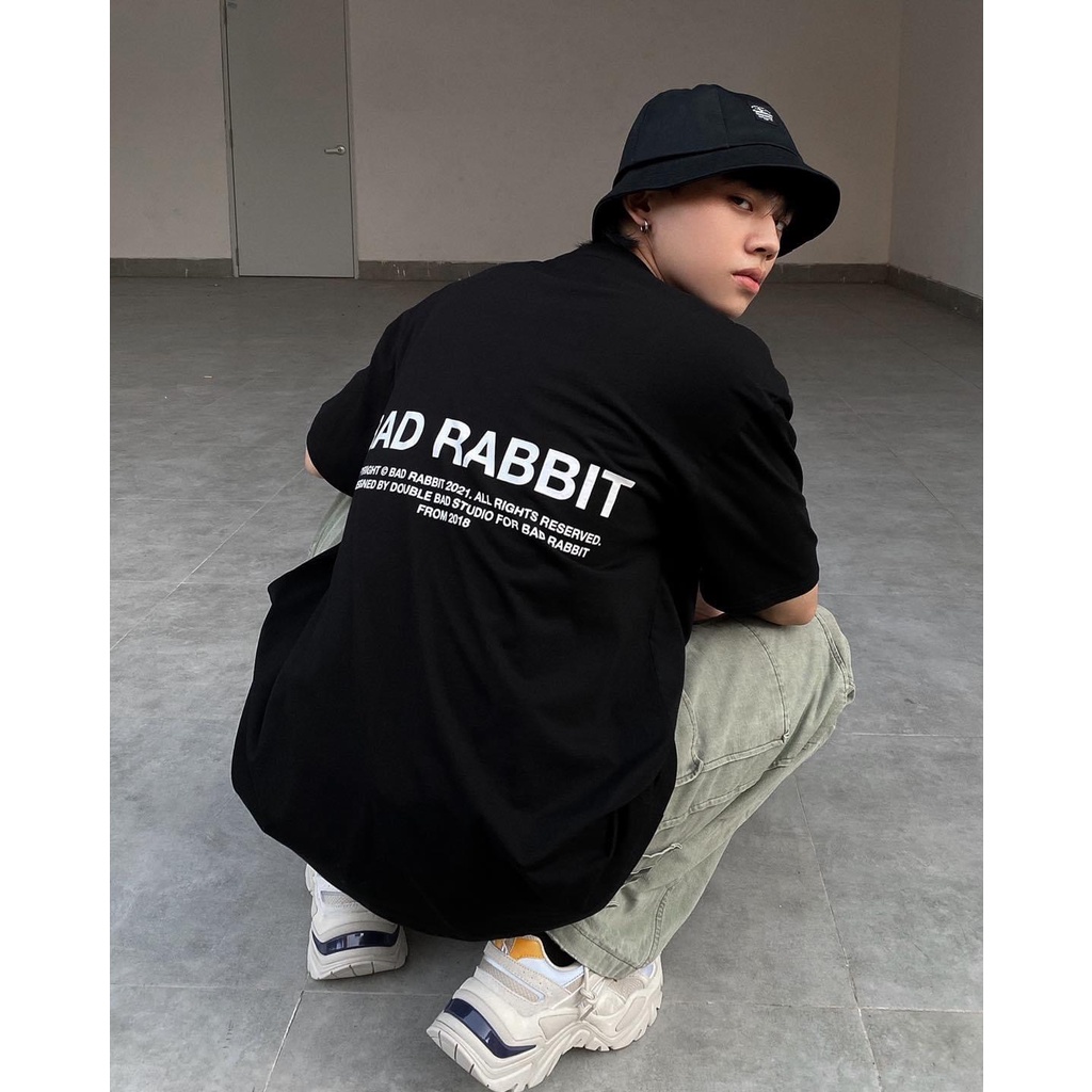 Áo thun Bad Rabbit Tee Local Brand Unisex - Áo phông nam nữ tay lỡ, form rộng Wearzone