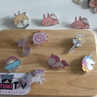 Huy hiệu cài áo balo hình kỳ lân đáng yêu