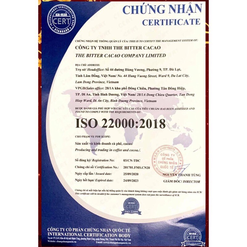 Cacao giảm cân Chuẩn chính Hãng icheck