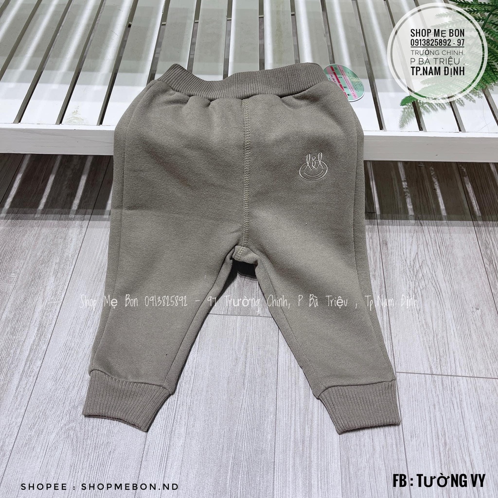 Quần dài chất nỉ đáp tui sau cho bé trai/bé gái Little Love/HRNEE