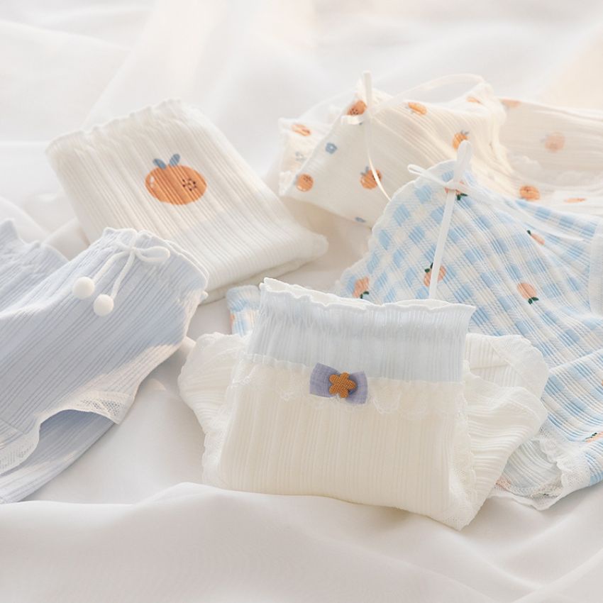 Quần lót nữ cotton cao cấp, quần chíp siêu xinh co giãn 4 chiều kháng khuẩn tôn dáng  Bellar_bra L135