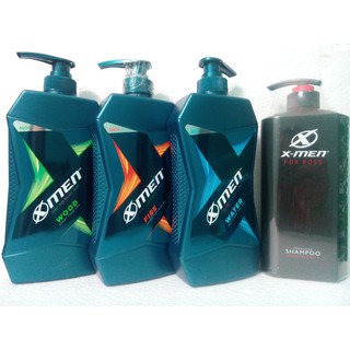DẦU GỘI Hoặc SỮA TẮM X-MEN 650G Mùi WATER/FIRE/WOOD - Giá Sỉ