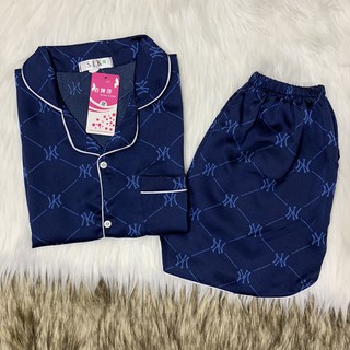 Bộ Pijama lụa satin quần đùi MSĐ