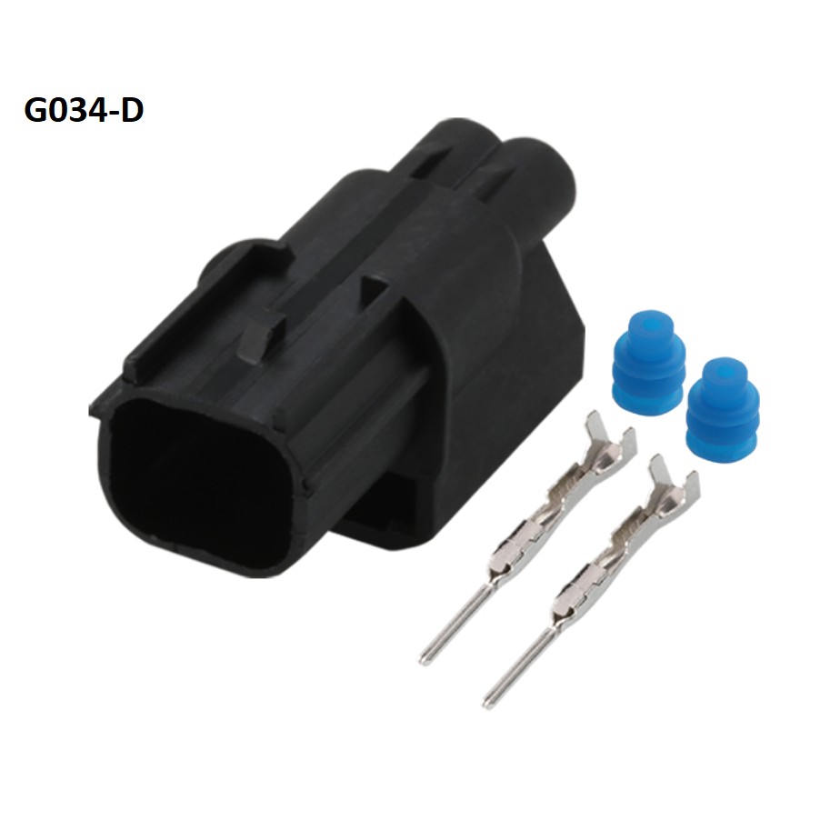 G034-Giắc cắm cảm biến áp suất khí nạp , giắc cắm tín hiệu rẽ 2 lỗ