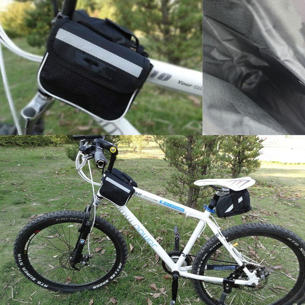 Túi đựng điện thoại đa năng 3 trong 1 gắn khung trước xe đạp tiện dụng