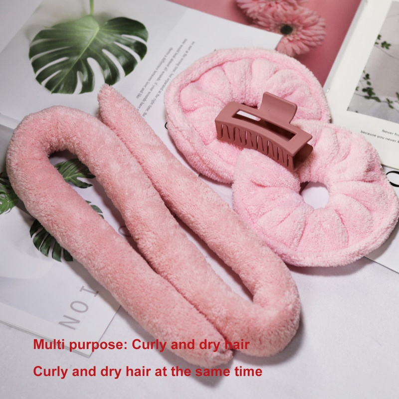 Cuộn Băng Đô Tóc Xoăn Không Nhiệt Dùng Khi Ngủ