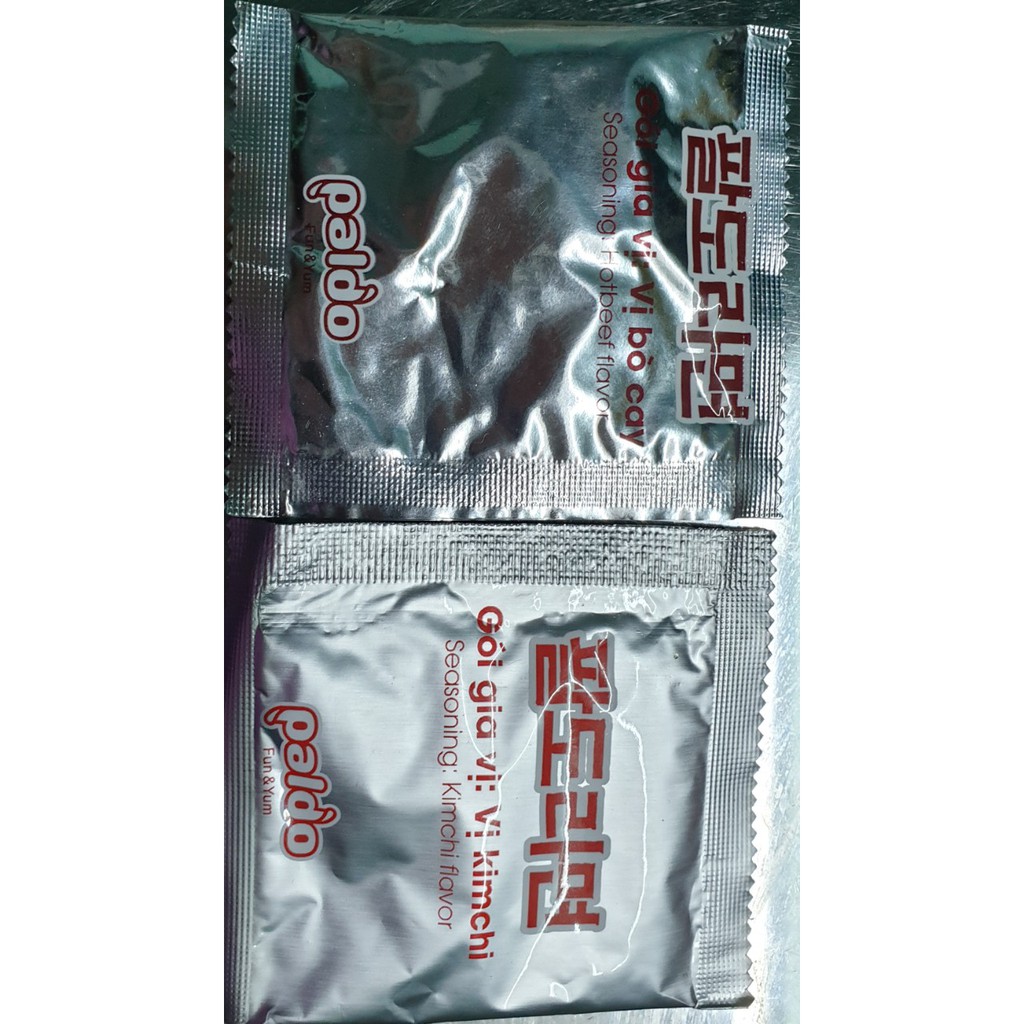 Hạt niêm mì cay 1kg vị bò,kim chi