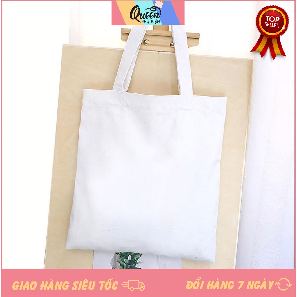 Túi Vải Canvas Tote Vuông 459 Thời Trang Dạo Phố Cực Hot