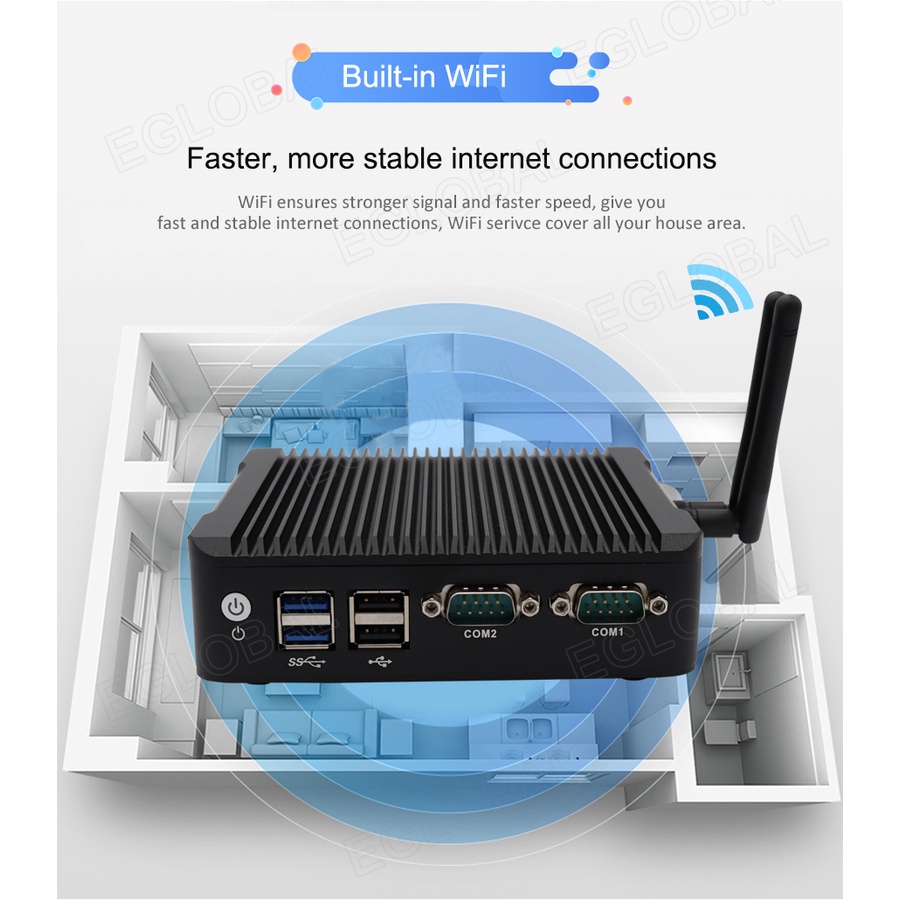 Máy Tính M9 Mini Intel Celeron N3160, Phù hợp với Công nghiệp, bệnh viện, trường học, etc. | BigBuy360 - bigbuy360.vn