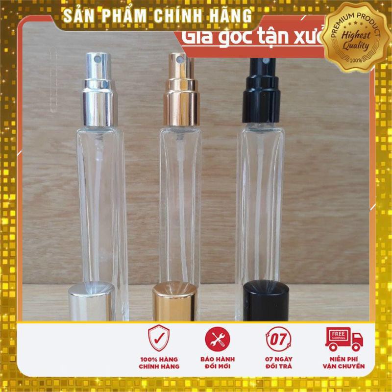 Lọ Chiết Nước Hoa ❤ TRÙM SỈ ❤ [10ml Cao dày] Lọ chiết nước hoa thủy tinh 10ml đựng dầu thơm , phụ kiện du lịch