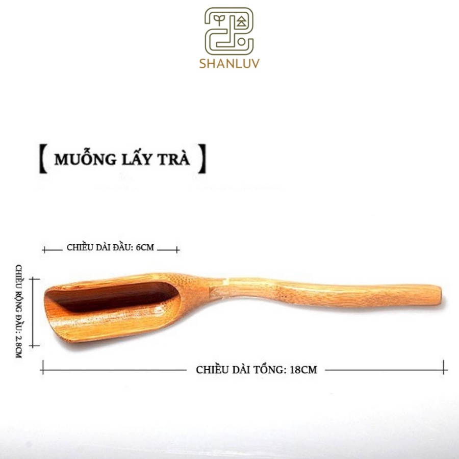 Muỗng Múc Trà Bằng Gỗ Trà SHANLUV | BigBuy360 - bigbuy360.vn