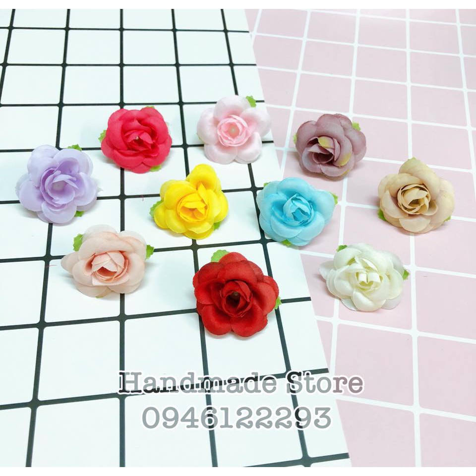 Hoa lụa 4cm