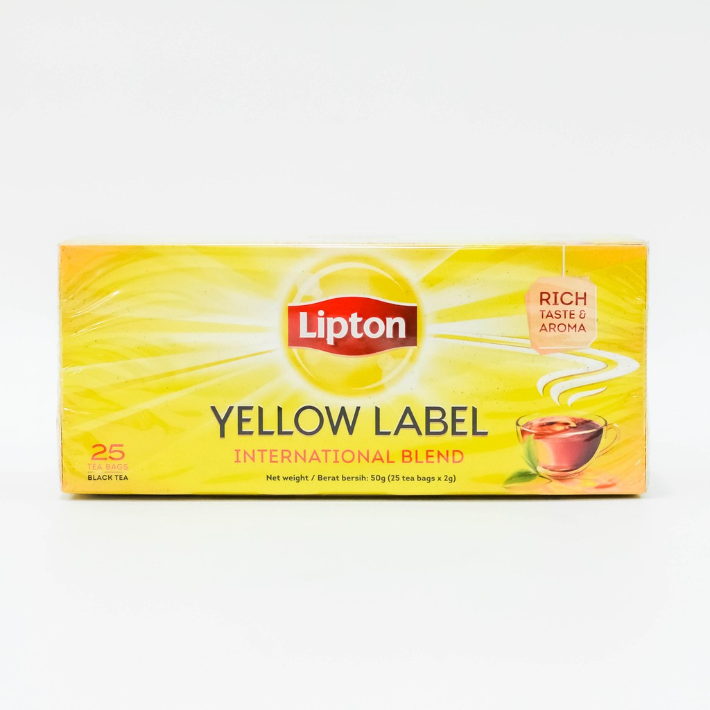 Trà túi lọc LIPTON nhãn vàng 50g (25 túi * 2g)