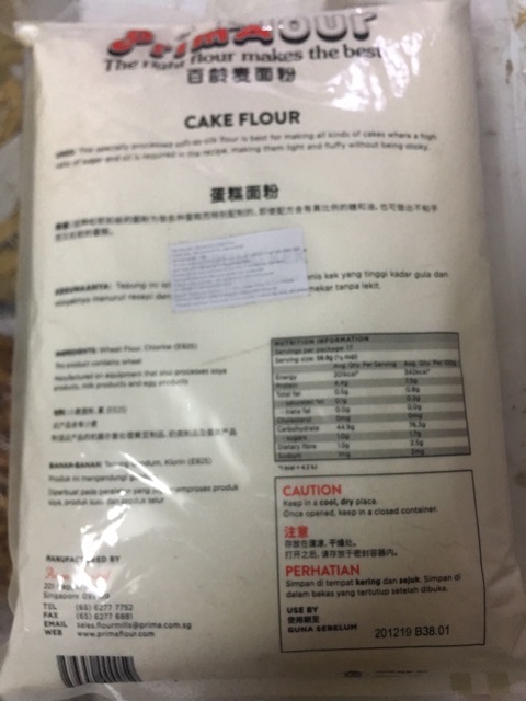 Tinh bột mỳ Cake flour 1kg