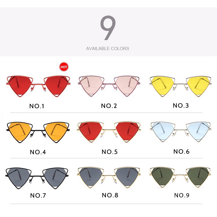 Kính mát gọng kim loại phong cách Hàn Quốc thời trang