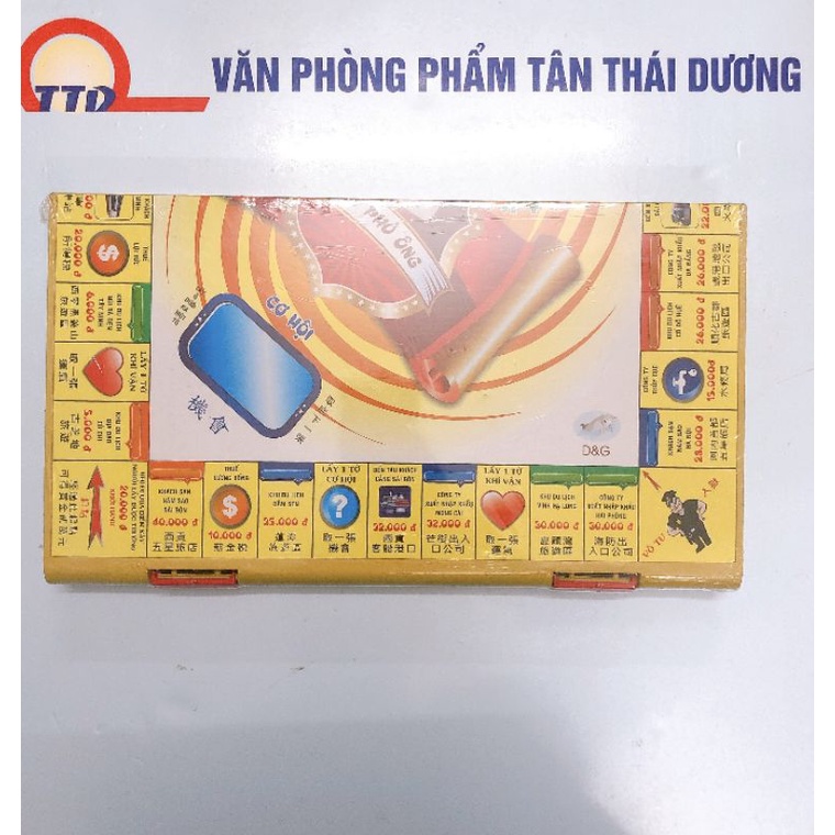 Bộ Cờ Tỷ Phú Bằng Nhựa Cao Cấp - Loại Lớn