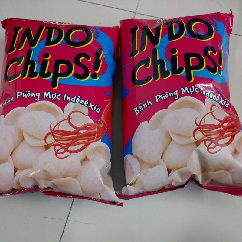 Bánh phồng tôm Oishi indo chips.