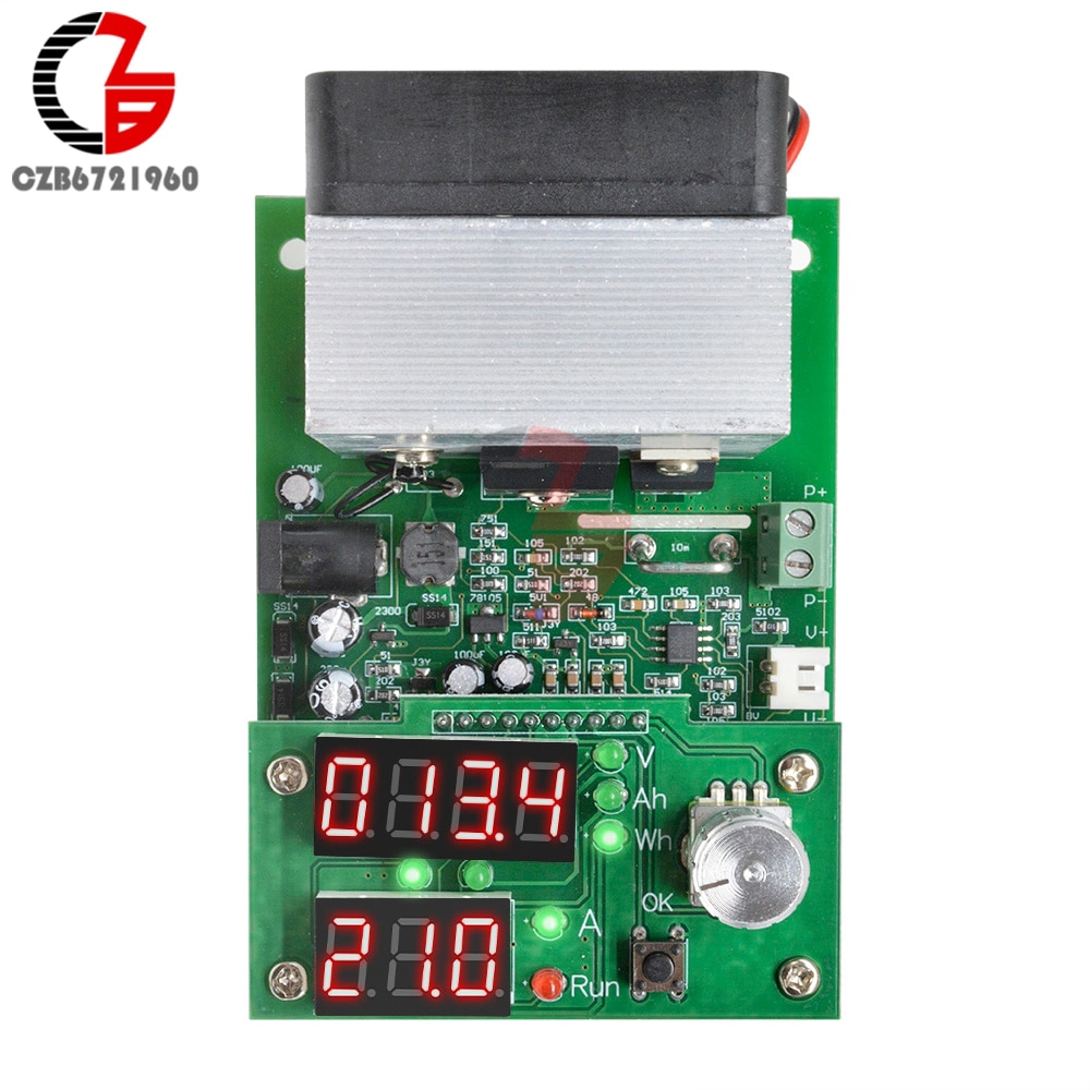 9.99A 60W 30V Constant Current LED Digital Electronic Load 18650 Lithium Lipo Lead Acid Battery Capacity Discharge Meter Tester | BigBuy360 - bigbuy360.vn