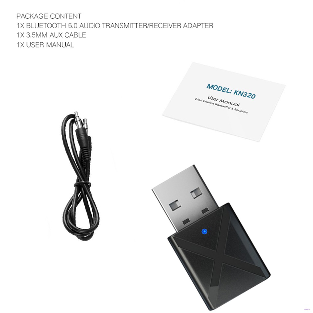 【SNE】Usb Truyền Nhận Tín Hiệu Bluetooth 5.0 Âm Thanh Jack Cắm 3.5mm