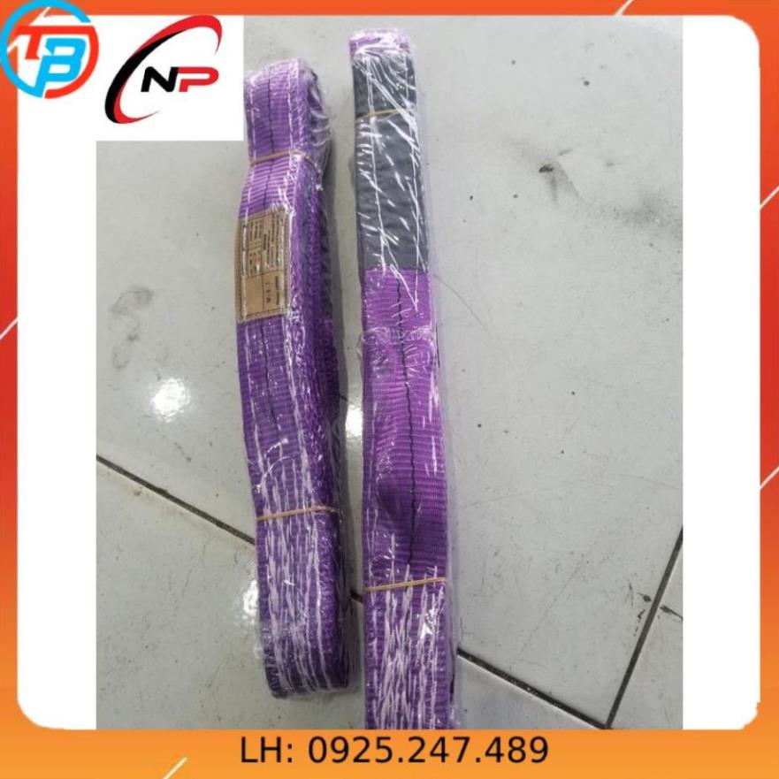 Dây bẹ cẩu hàng 1 tấn bản 35mm (3,5cm).size 8 và 10 mét