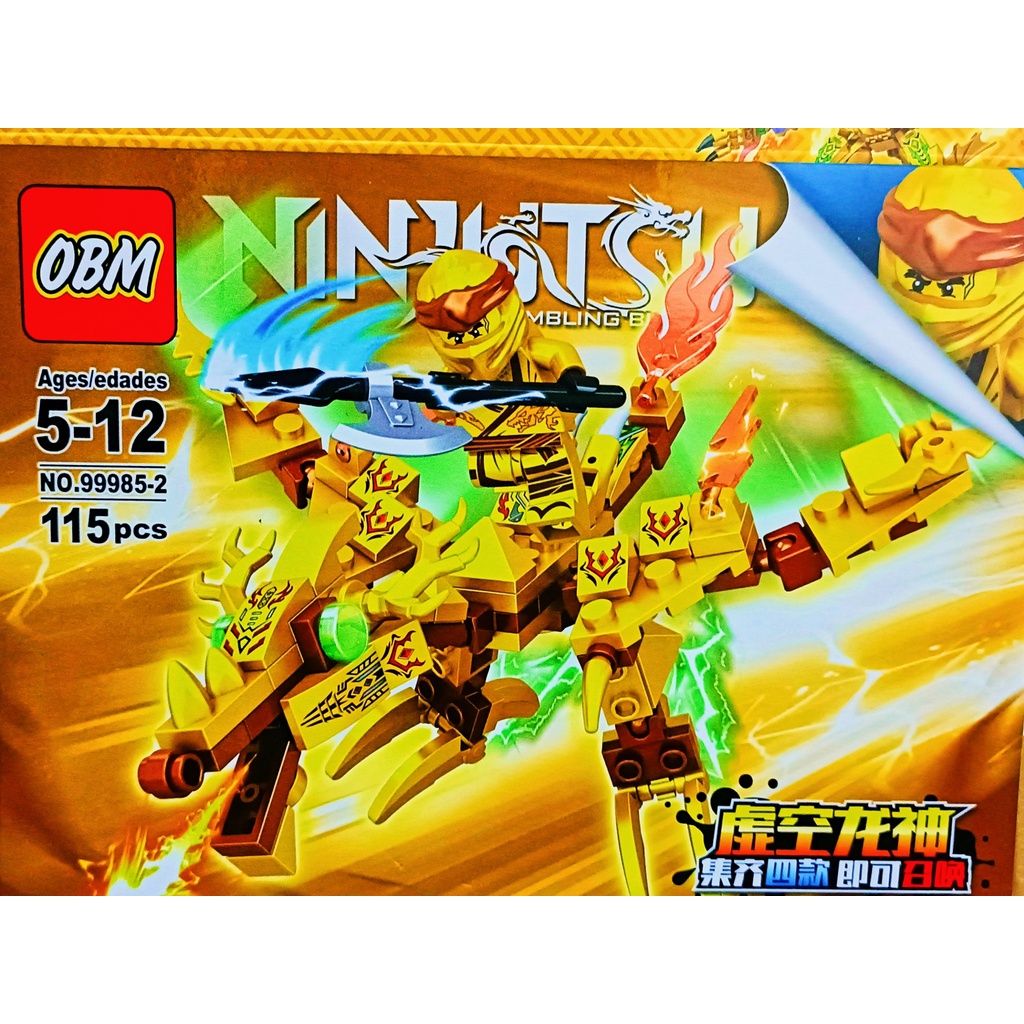 Đồ chơi lắp ráp,lego ninjago robot rồng phi tuyền cùng binh sỹ Ninjago mẫu A8100 phối hợp 4 in 1