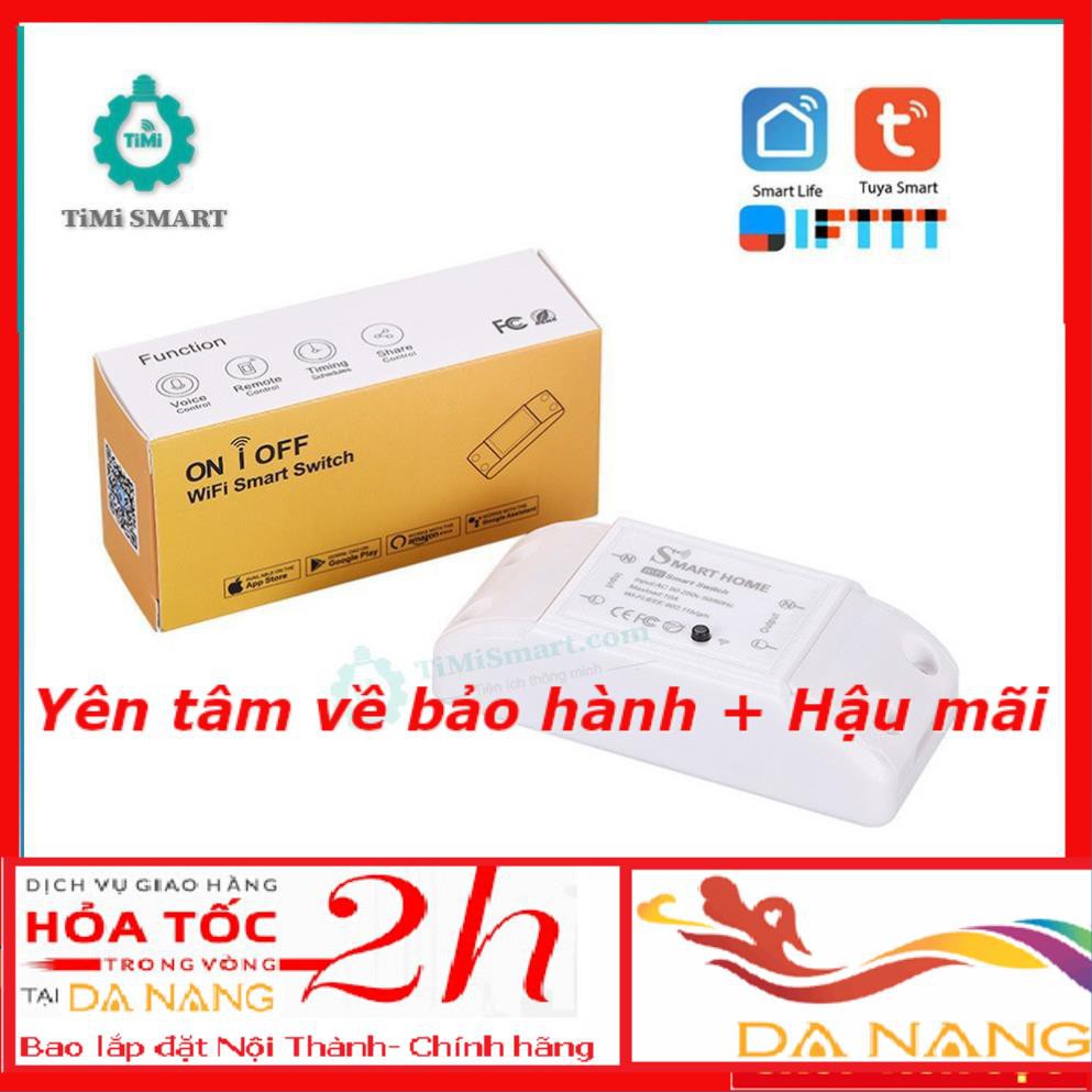 **TRỢ GIÁ 2021** +sale off+ Bảng Tiếng Việt Công Tắc Wifi Điều Khiển Từ Xa Tuya Basic SMART Z (Tốt hơn sonoff basic)