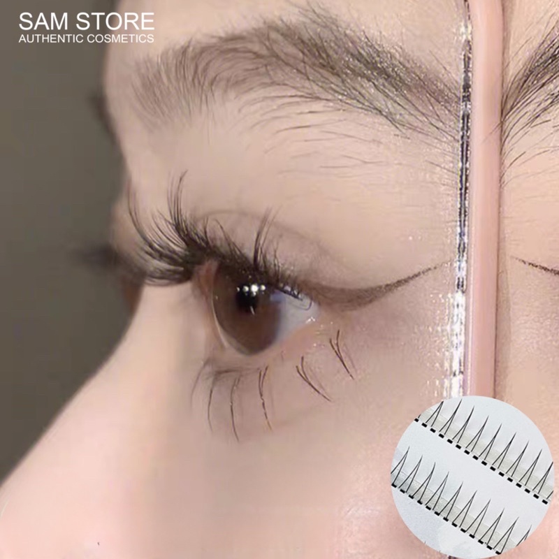 Lông mi dưới mềm mịn tự nhiên hình chữ V size 5/6/7mm kiểu mi dưới tự nhiên nhất, giống mi thiệt đến 99%