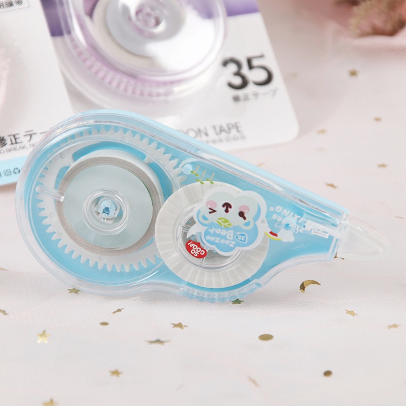 Bút Xóa Kéo Sửa Chữa Nhanh Chóng Màu Trắng Dành Cho Trường Học/Văn Phòng