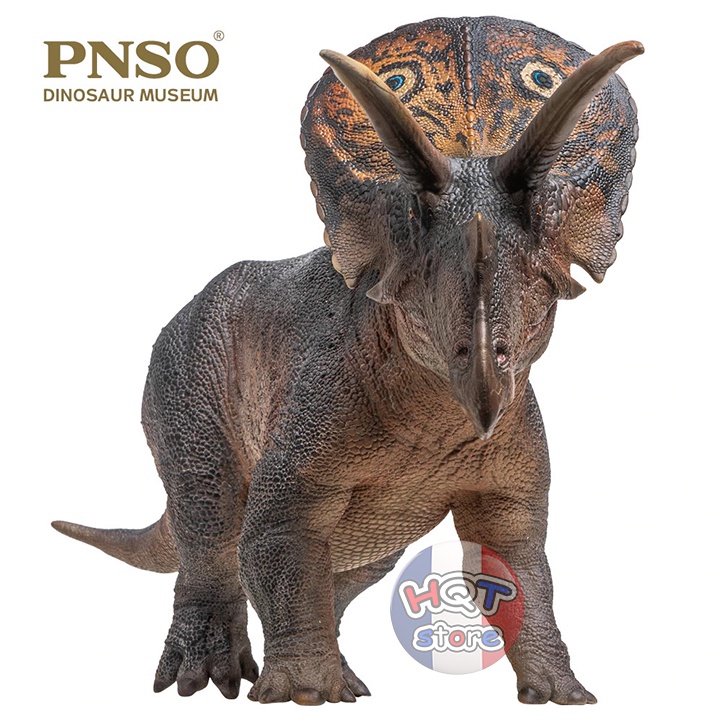 Mô hình Khủng Long Torosaurus Aubrey and Dabei PNSO tỉ lệ 1/35 chính hãng