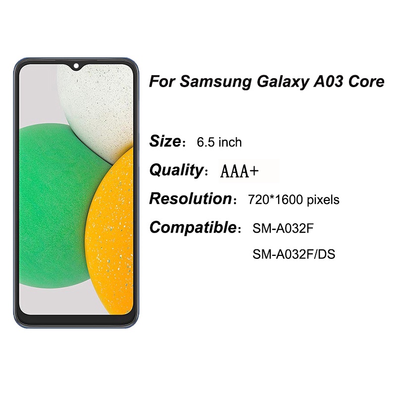 Màn Hình Samsung Galaxy A03 Core A032M A032F LCD Cảm Ứng Thay Thế Cho