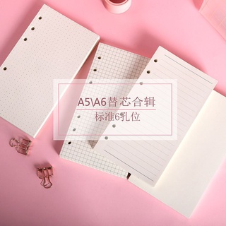 [HOTIS] Giấy refill sổ bìa còng binder notebook A6/ A5