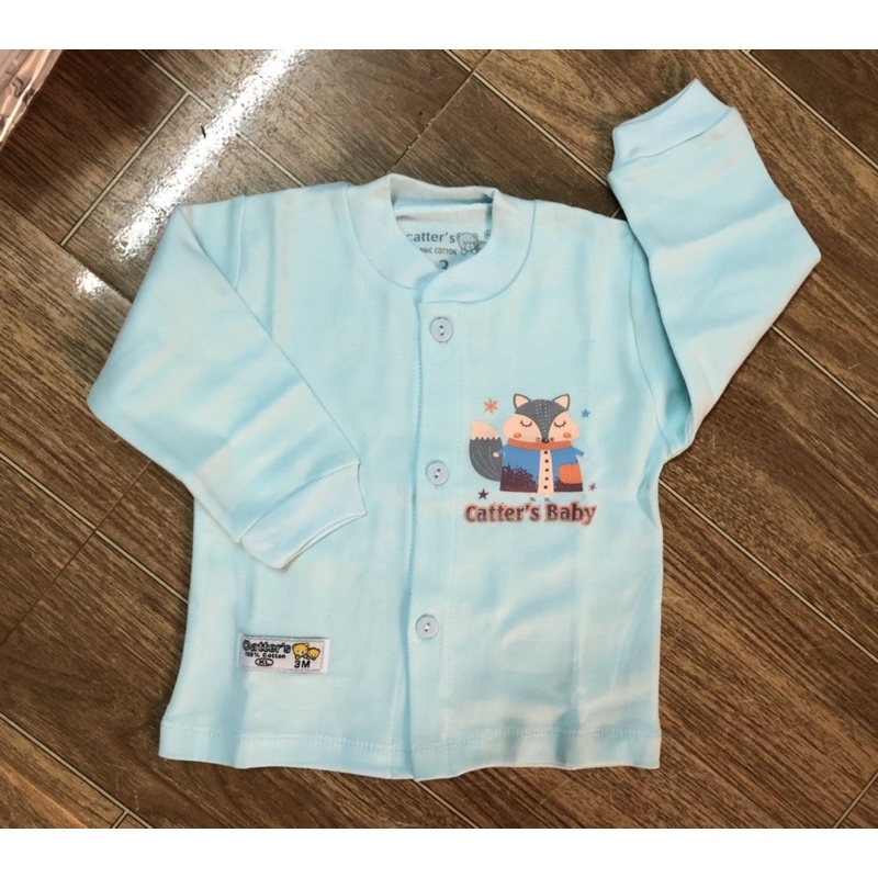 Áo cater cài giữa Dày cho bé 0-12 tháng