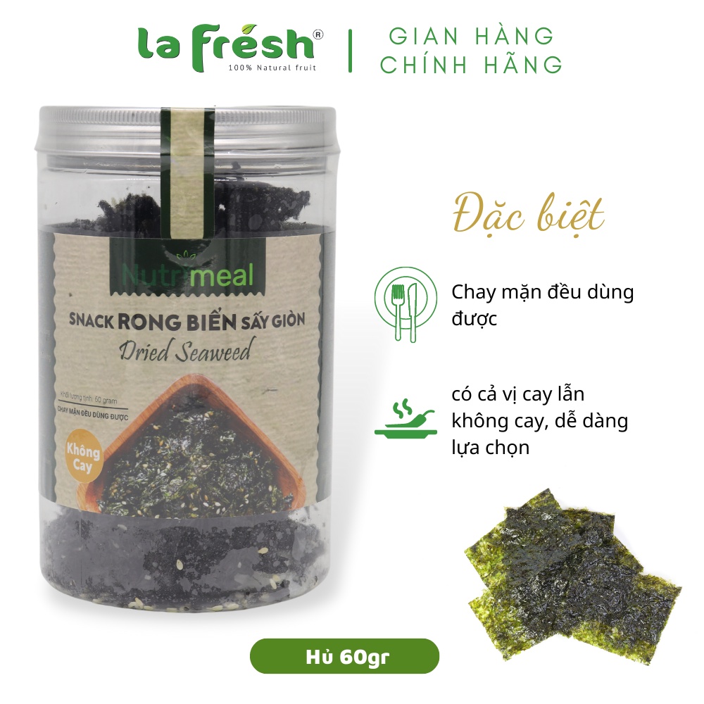 Snack RONG BIỂN sấy giòn - 60g