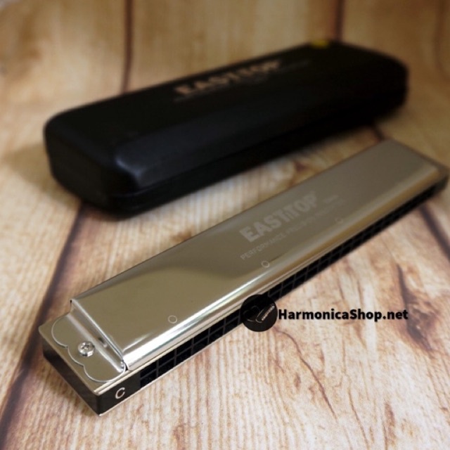🎶Kèn Harmonica 24 lỗ tone Am🎵Tremolo Easttop T2403 version 2