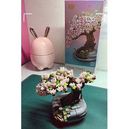 Đồ chơi mô hình xếp hình lắp ráp bó hoa Sakura Sen đá LOZ 1661 1662