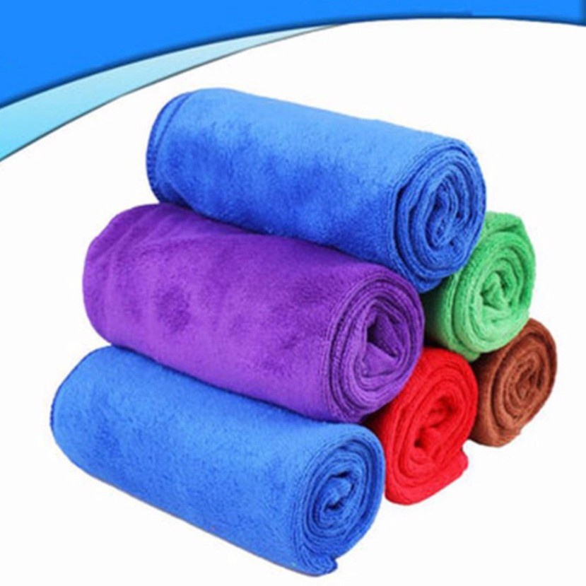 Giảm Giá Khăn lau xe chuyên dụng Microfiber siêu thấm không bị sơ, rối