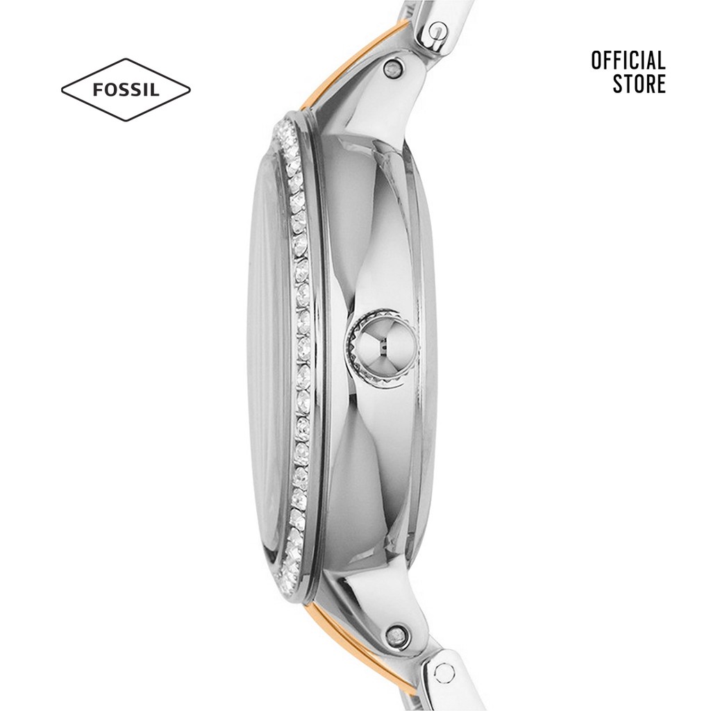 Đồng hồ Kim nữ Fossil VIRGINIA dây kim loại ES3405 - hai
