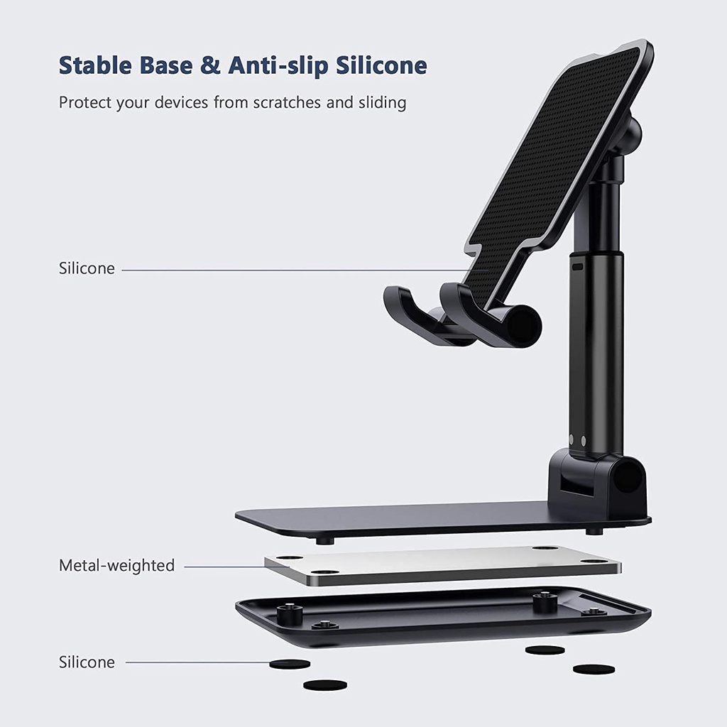 Stand/Giá Đỡ Kê Điện Thoại, Máy Tính Bảng, IPHONE, IPAD WIWU ZM104 Nhôm Tĩnh Điện Bền Màu, Có Thể Gấp Gọn