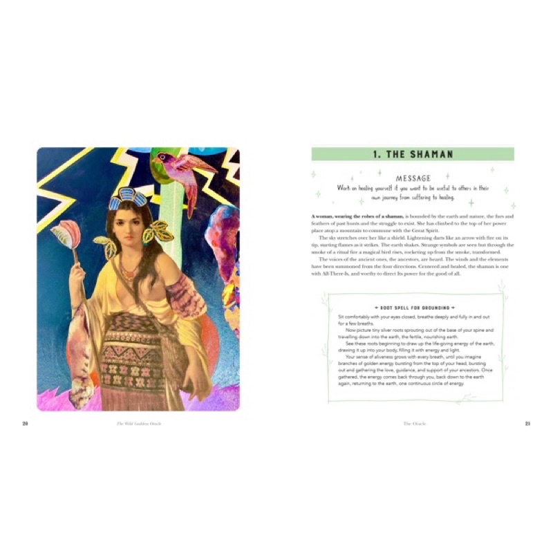 Bộ bài Wild Goddess Oracle Deck - Monte Farber - Order trực tiếp Amazon US