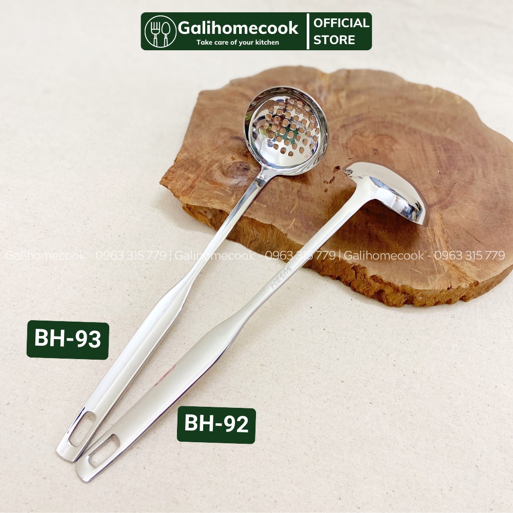 Muôi Lẩu, Muôi Canh Inox 304 cao cấp tiêu chuẩn xuất khẩu Đức | Galihomecook