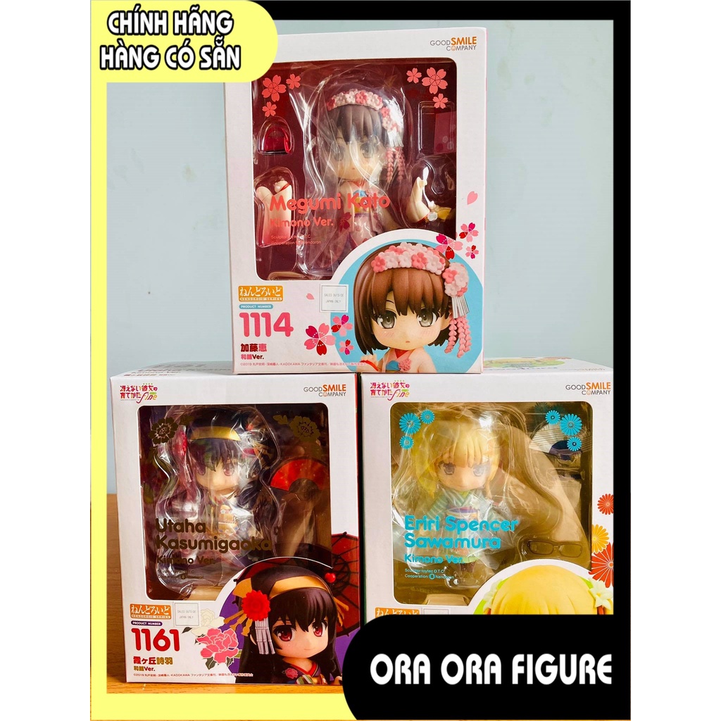 [ Ora Ora ] [ Hàng có sẵn ] Tổng hợp mô hình Nendoroid Saenai Figure chính hãng Nhật