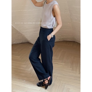 Quần Linen suông dài, nhập Hàn Quốc