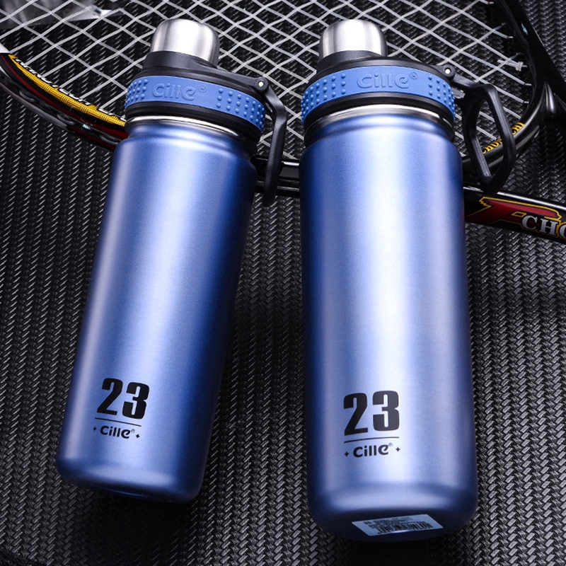 Bình nước mang đi du lịch 680ml lõi thép không gỉ 304 kiểu thể thao