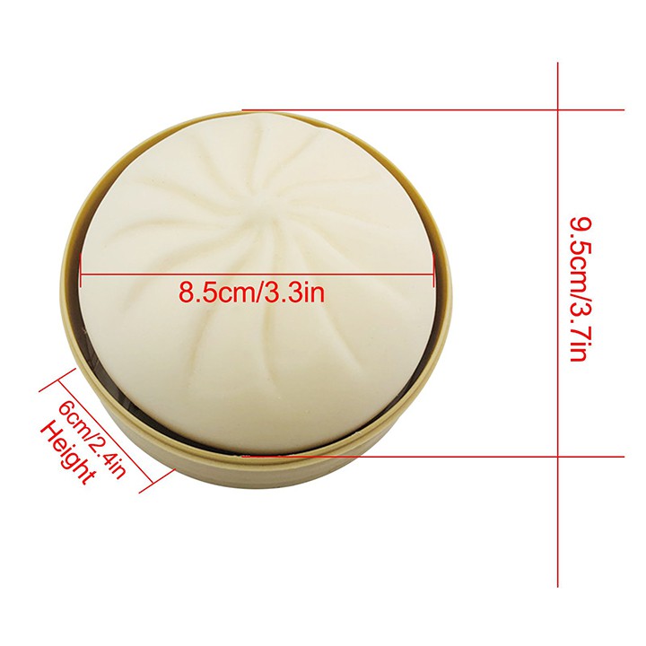 Bánh bao giảm stress [HÀNG CÓ SẴN] Bánh bao đồ chơi cho trẻ em người lớn chất liệu TPR an toàn sức khỏe