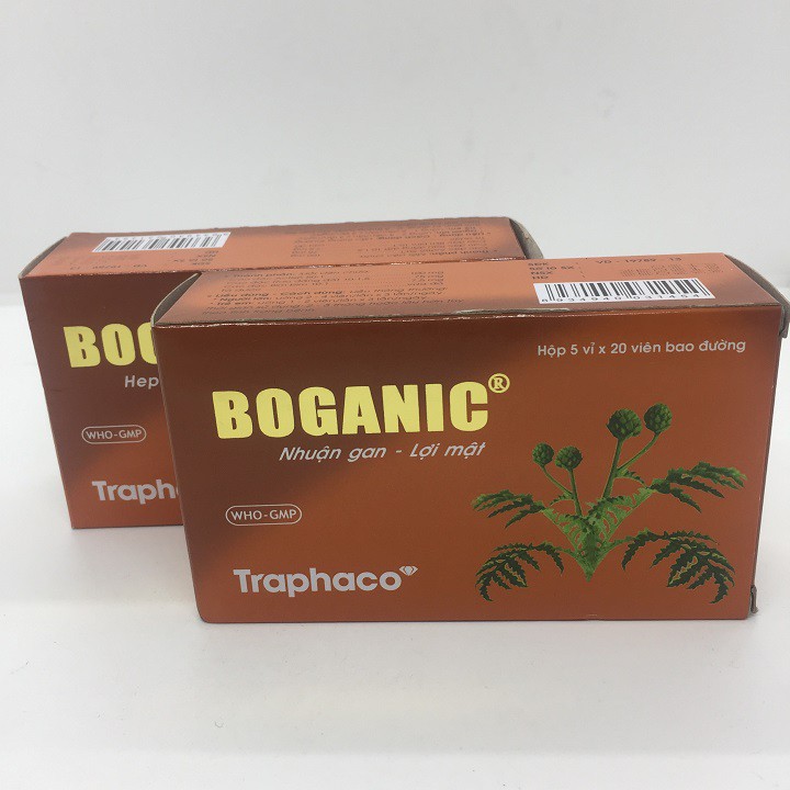 Boganic hộp 100 viên bao đường