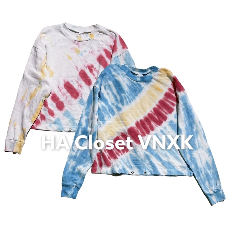 Áo Nỉ Sweater Loang Màu Xuất Dư