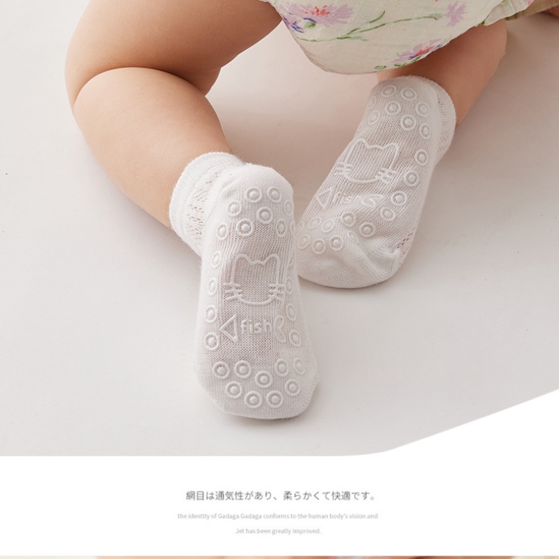 Vớ Mỏng Mùa Hè Thoáng Khí Mát Mẻ Cho Bé Sơ Sinh